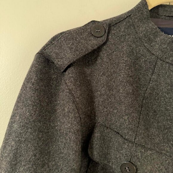 Burberry dark grey military jacket with zip sleeves this is a rare find! - Picture 6 of 15